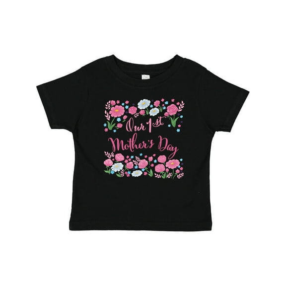 Inktastic Our First Mother's Day-roses and Daisies Boys or Girls Baby T-Shirt