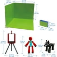 thumbnail image 2 of Stikbot Studio Pro Zanimation Set - 2 Stikbots & 1 Pet with Green/Blue Reversible Screen & Tripod, 2 of 4