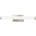 thumbnail image 1 of Lithonia Lighting Contemporary Cylinder 3K LED Vanity Light, 2-Foot, Brushed Nickel, 1 of 2