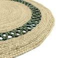 thumbnail image 4 of Oussum Hand Woven Natural Jute Area Rug Round Indoor Home Décor Area Runner Online, 4 of 6