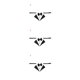 thumbnail image 3 of Greeniant Mascota Bandana Bowknot Mascota Pañuelo Algodón Decoración Animal Babero Bufanda con Collar, Negro Blanco, S Blanco negro S 3piezas Greeniant CBP179653, 3 of 6