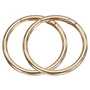 Qulltk 12 Pack Spring Oval Rings Connector Carabiner Snap Clip,Trigger Spring For