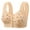 Beige, variant on Invisible Plus Size Push up Bra Wired Sports Bras for Women Large Bust Sports Bra Without Removable Pads Sports Bras for Women