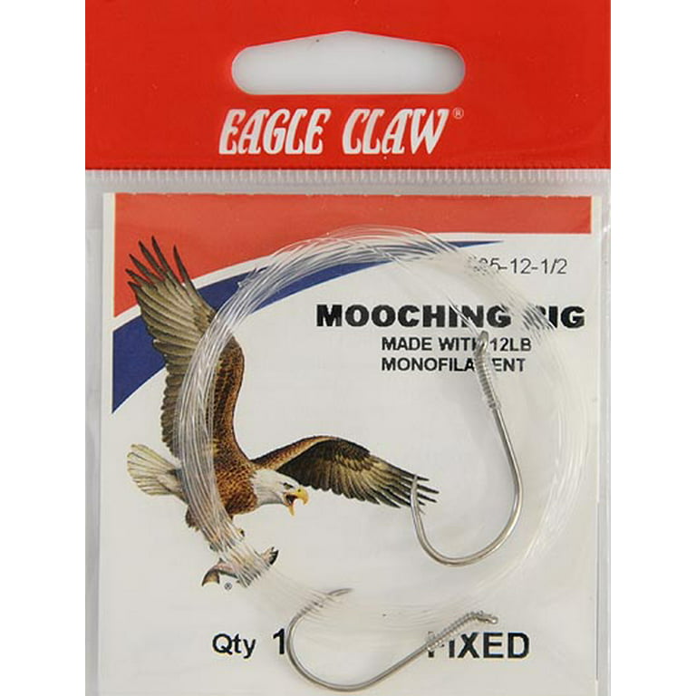 Eagle Claw 85A #2/0 8CT Nickel Plated Hooks