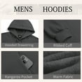 thumbnail image 4 of GENTS BLISS Heavyweight Men Hoodies Sweatshirts Fleece Long Sleeve Sweatshirts for Men Drawstring Collar Men Hoodies with Kangaroo Pocket, 4 of 7