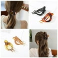 thumbnail image 3 of French Concord Flat Hair Clips - 6PCS Curved Hair Claw No Slip Hair Clips Strong Hold Clip Hair Claw for Women, 3 of 12