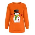 thumbnail image 4 of 50% Off Clear! asdoklhq Plus Size Christmas Clothing,Christmas Sweatshirt for Women Oversized Graphic Casual Crewneck Long Sleeve Pullover Sweatshirt Tops Shirt Blouse, 4 of 5