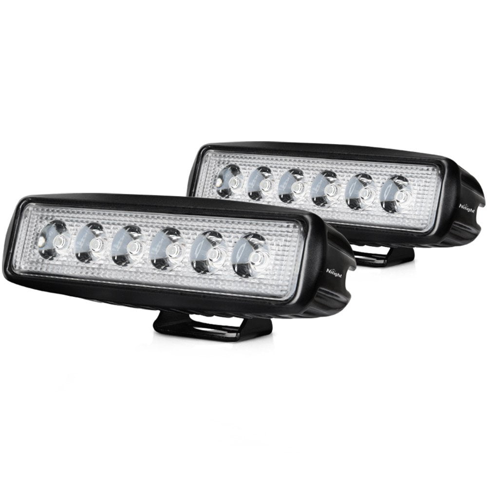 2x 4" 18W LED Work Light Bar Spot Fit Offroad 4WD Fog ATV SUV Driving Lamps 36W 