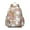 Pomeranian Dog, variant on Pitbull Dog and Flower Floral Backpack for School,Cute School Bag,Schoolbag with Adjustable Shoulder Straps & Padded Back,13.4"x11"x4.7"