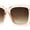 Peach / Brown, variant on SA106 Womens Mod Oversized Square Cat Eye Sunglasses Tortoise Brown