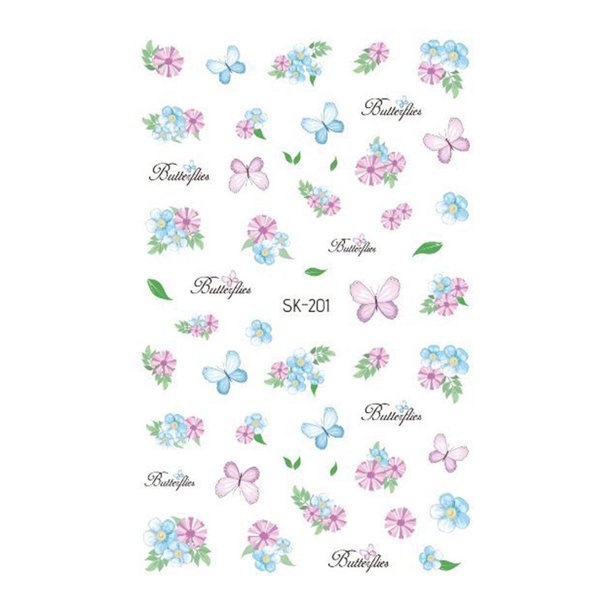 Daisy Nail Stickers Floral Flower Nail Art Pegatinas De Uñas Impermeables Para Mujeres Advancent CE007622-10