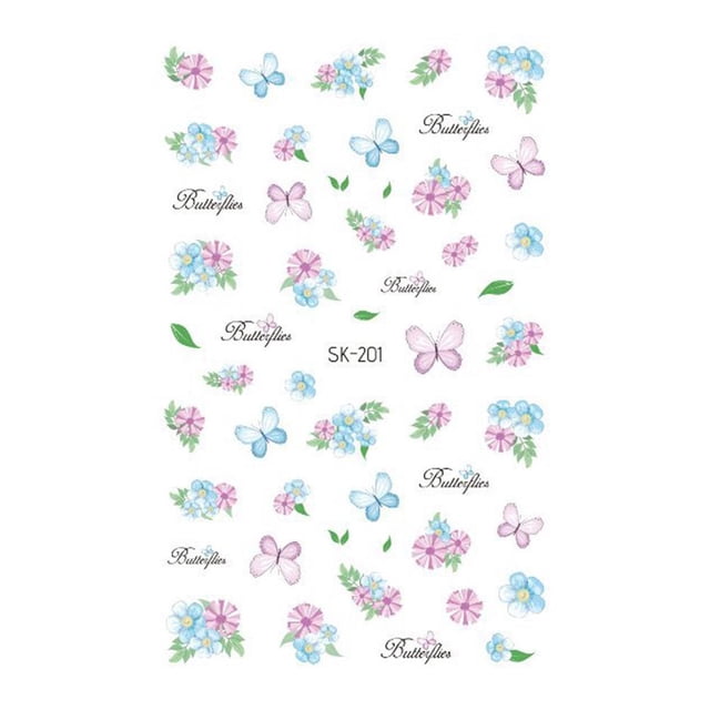 Daisy Nail Stickers Floral Flower Nail Art Pegatinas De Uñas Impermeables Para Mujeres Inevent CE007622-10