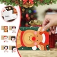 thumbnail image 1 of Xihbxyly Juego de Tarjetas Navideñas Vintage, Diseño de Papel Kraft, Patrones Únicos de Árbol de Navidad y Calcetines, Saludos Navideños para Familiares y Amigos, Calidad Premium, Tamaño 15 X 10 Cm,, 1 of 7