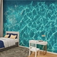 thumbnail image 2 of Peel and Stick Wallpaper Waterproof Swimming Pool Water Surface Wall Mural Decor Self Adhesive and Removable 100in x 144in, 2 of 8