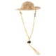 thumbnail image 5 of EeaseMX Sombrero para mascotas Sombrero de paja Ajustable Hawaii Garden Sun Bucket Cap para perros pequeños Cachorros Gatos Tamaño L, 5 of 7