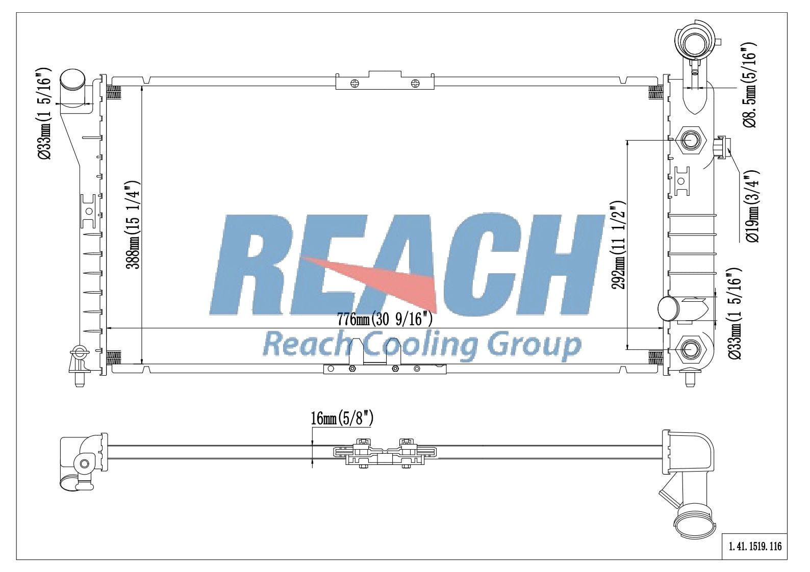 REACH Radiator 41-1519