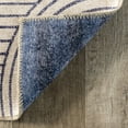 thumbnail image 2 of nuLOOM Marestella Reversible Machine Washable Area Rug, 4' x 6', Beige And Navy, 2 of 9
