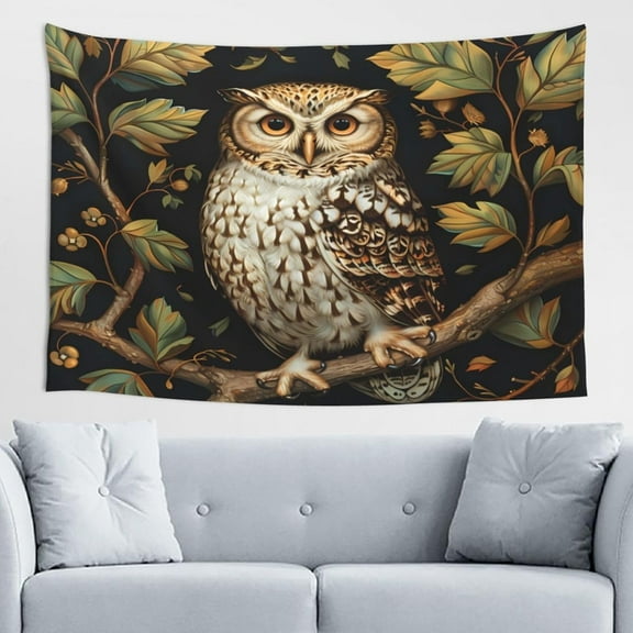 Ideeze William Morris Bird Tapestry Wall Hanging Room Art Decor Backdrop Aesthetic Tapestries for Bedroom Living Room 40x 60 Inches