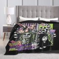 thumbnail image 4 of Vintage Halloween Beetle Horror Movies B-Beetlejuices Super Soft Blanket Airplane Travel Plush Throw Blanket Flannel Sofa Bed, 4 of 4