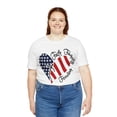 thumbnail image 6 of Red White Blue July 4th Women's T-Shirt Faith Family Freedom, 6 of 11