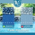 thumbnail image 5 of SmartLine 21' x 41' Oval Coastal Rock Overlap Above Ground Swimming Pool Liner, 54" Height , 25 Gauge, 5 of 6