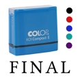 thumbnail image 2 of Printtoo Final Self Inking Rubber Stamp Pre-Inked Office Stamp- Home Office Business Stationery, Purple- 42 x 9 mm, 2 of 7