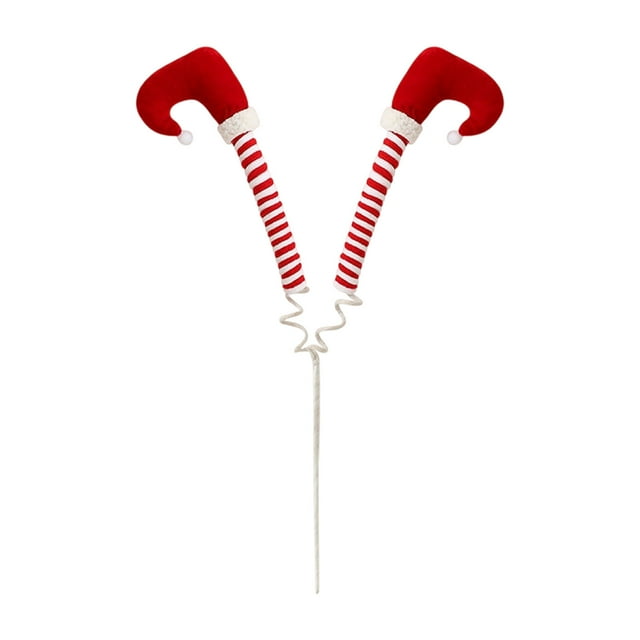 B Branches d'Insertion d'Arbre de Noël Rouges, Plastique Durable et Facile à Ajuster pour l'Écart d'Arbre et le Style Festif, 19.69x10.24x1.38 Po 0.08Lb