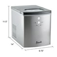 thumbnail image 5 of Avanti Portable Countertop Ice Maker, in Stainless Steel (IM1213S-IS), 5 of 15