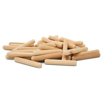 Wooden Dowel Pins 2 x 5/16 inch, Pack of 100 Fluted Dowel Joints for Woodworking, Furniture and Crafts, by Woodpeckers