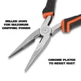 thumbnail image 3 of GreatNeck Long Nose Pliers, Steel, 8 inch, 3 of 10