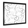 thumbnail image 2 of Designart 'Black and White One Line Drawing Portraits' Modern Framed Art Print, 2 of 4