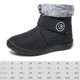 thumbnail image 5 of Zapatos Algodón A Media Pantorrilla Botas Nieve Cálidas Y Terciopelo (tela Paraguas Negra + Forro Polar Con 36), 5 of 9