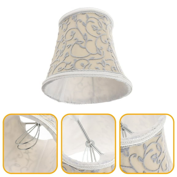 PBPBOX cylinder lamp shade for table lamp Grey Fabric 1Pack