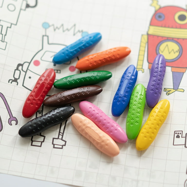 Children'S Plastic Peanut Crayons For Kindergarten Drawing, Graffiti,  Painting And Student Stationery