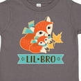 thumbnail image 4 of Inktastic Little Brother Woodland Fox Lil Bro Boys Toddler T-Shirt, 4 of 5