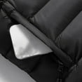 thumbnail image 6 of FNFYFH Mens Big and Tall Puffer Vest Hooded Sleeveless Quilted Jacket Zip Up Padded Coats Outerwear, 6 of 9