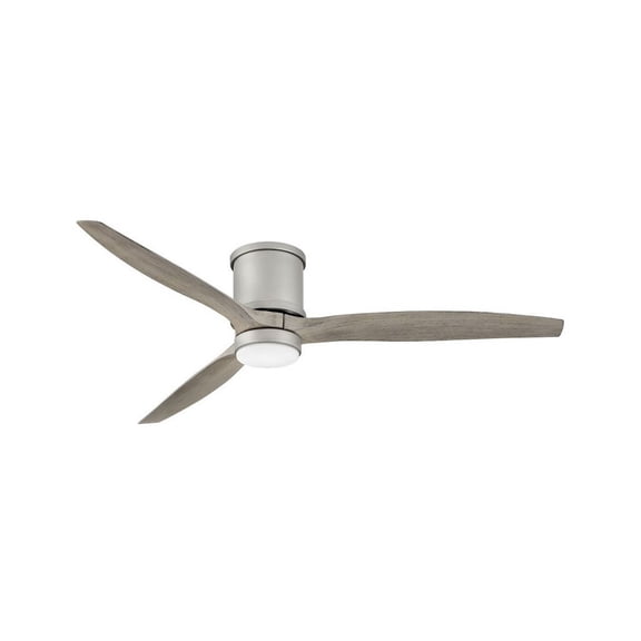 60 Inch 3 Blade Ceiling Fan With Light Kit-Brushed Nickel Finish Hinkley Lighting 900860Fbn-Lwd