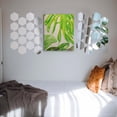 thumbnail image 6 of Efavormart 12 Pack | 7" Hexagon Mirror Wall Stickers, Acrylic Removable Wall Decals For Home Decor, 6 of 11