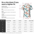 thumbnail image 4 of Rocae Floral Strawberr for Men's Moisture-Wicking Crew Tee - T-Shirt for Sports, Outdoor Activities, and Casual WearSmall, 4 of 9