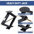 thumbnail image 2 of Bingirl Set of 2 Camper Trailer Stabilizer Leveling Scissor Jacks - 4 in - 30 in Height Adjustable, 7500 LBS Heavy Duty RV Scissor Jack with Crank Handle for Travel Trailer and Camper, 2 of 6
