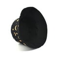 thumbnail image 4 of IDALL Bucket Hat Visor Hats for Women Adult Fashion Printing Sunshade Hat Fisherman's Hat Basin Hat Outdoor Bucket Hat Hats for Women Summer Hats Black One Size, 4 of 7