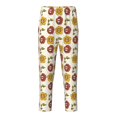 thumbnail image 2 of Gukieu Sunflowers And Skull Print Youth Home Trousers, Elastic Waistband with Pockets for Home and Outing, Suitable for Children Aged 5-16-Large, 2 of 6