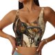 thumbnail image 1 of Balery Musical Horse Vintage Collage Sujetadores deportivos con espalda cruzada para mujer, acolchados, sin costuras, de alto impacto, ideales para yoga, gimnasio, entrenamiento y fitness.-, 1 of 8