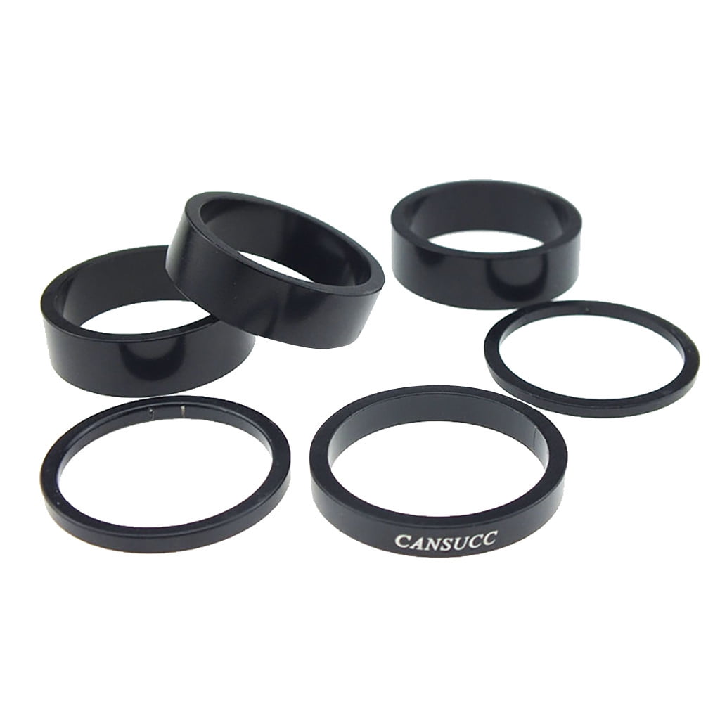 CFXNMZGR Bike Accessories Washer Headset 6Pcs Bike Mtb Headset Washer Front Road Stem Spacers Bicycle Fork Bike Accessories