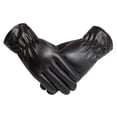 thumbnail image 5 of Touchscreen Driving Gloves Women Fleece Lining Leather Gloves Cycling Gloves, 5 of 18