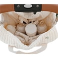 thumbnail image 5 of hirigin Portable Baby Diaper Handbag, Flower/Bear Embroidery Pattern Zipper Closure Large Capacity Mommy Bags, 5 of 6