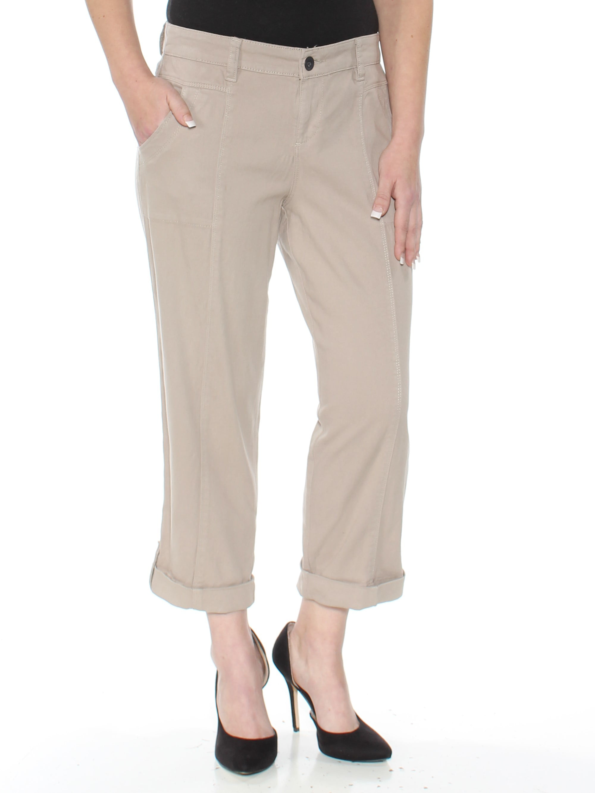 Style & Co. - STYLE & COMPANY Womens Beige Capri Pants Size: 6 ...