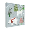 thumbnail image 2 of Melissa Wang 'Stars & Snowflakes I' Canvas Art, 2 of 3