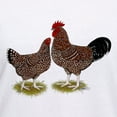 thumbnail image 3 of CafePress - Speckled Sussex Chickens Women's V Neck T Shirt - Womens Cotton V-Neck T-shirt, 3 of 4