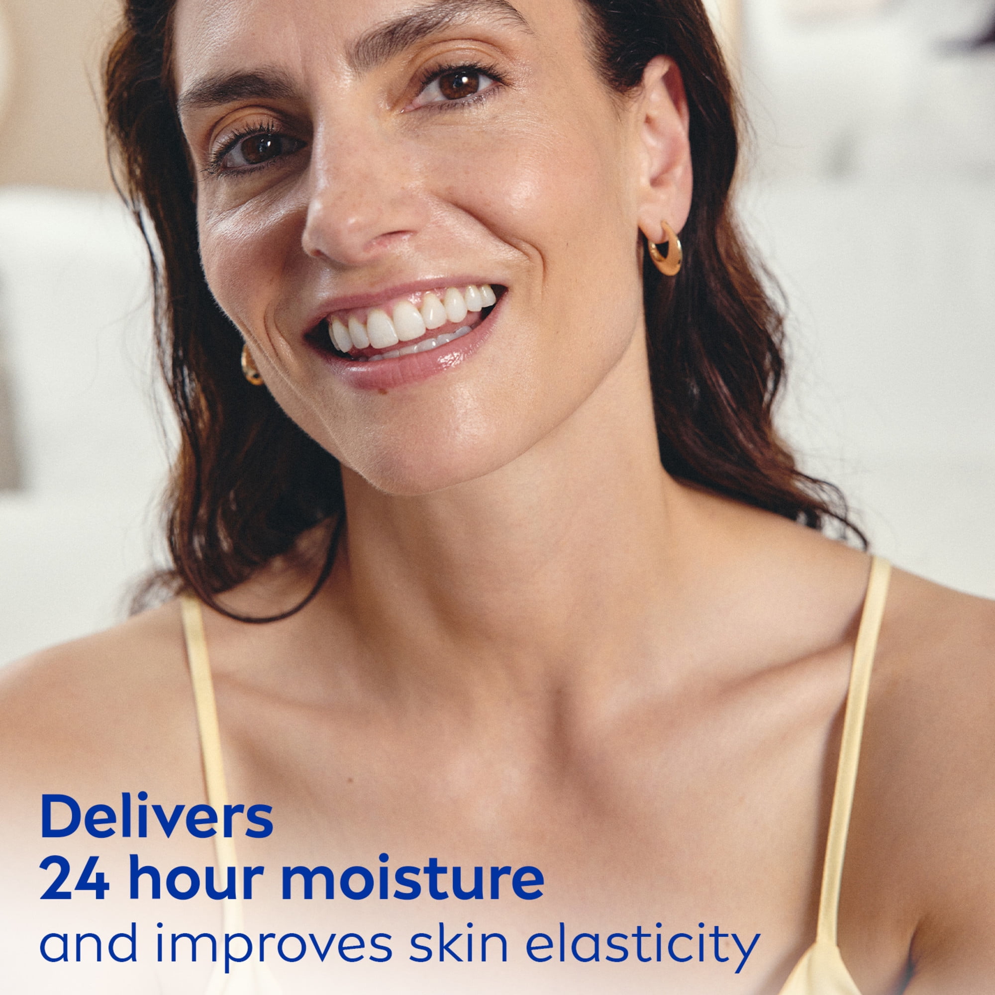 NIVEA Anti-Wrinkle Neck & Chest Cream, Skin Firming Body Cream with Q10 and Creatine, 6.7 oz
